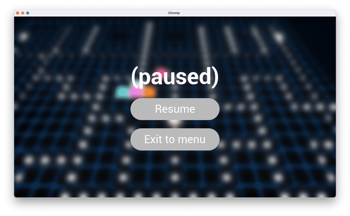pause menu