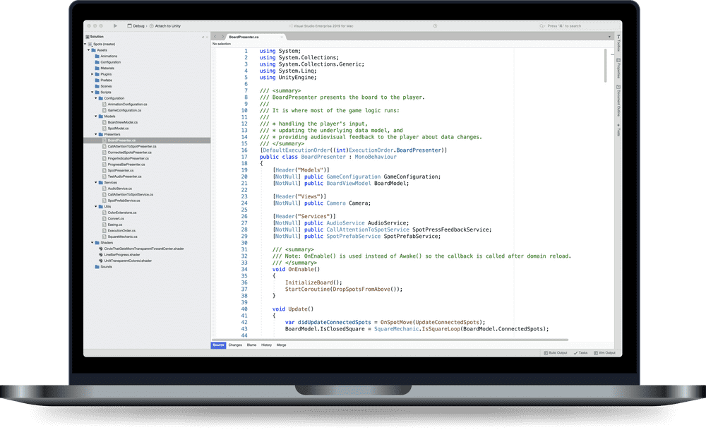 codebase screenshot